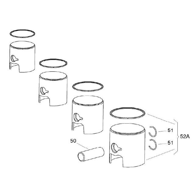 Piston circlip Iame X30