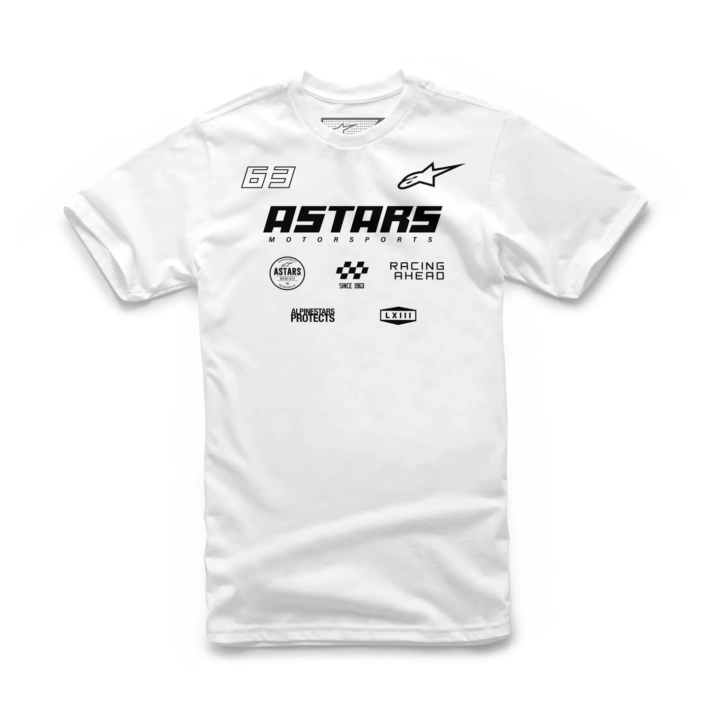 Alpinestars Multi race tee 63 t-shirt wit - KartKings
