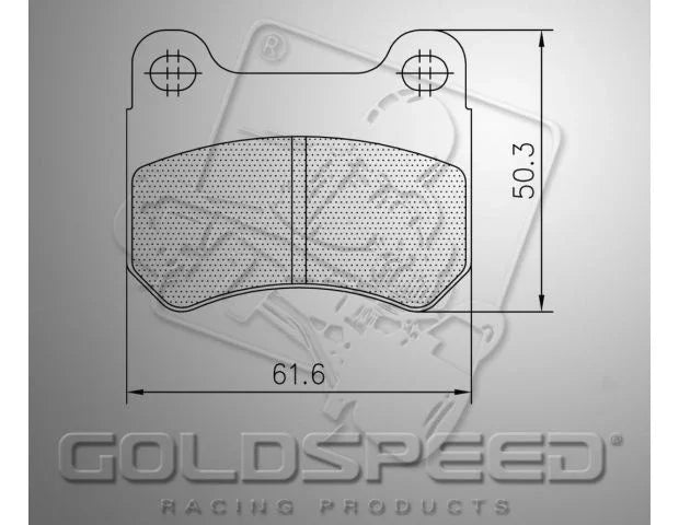 Goldspeed remblok set PCR / K4A type - KartKings