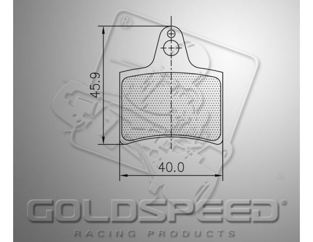 Jeu de plaquettes de frein Goldspeed Type Haase Runner pour