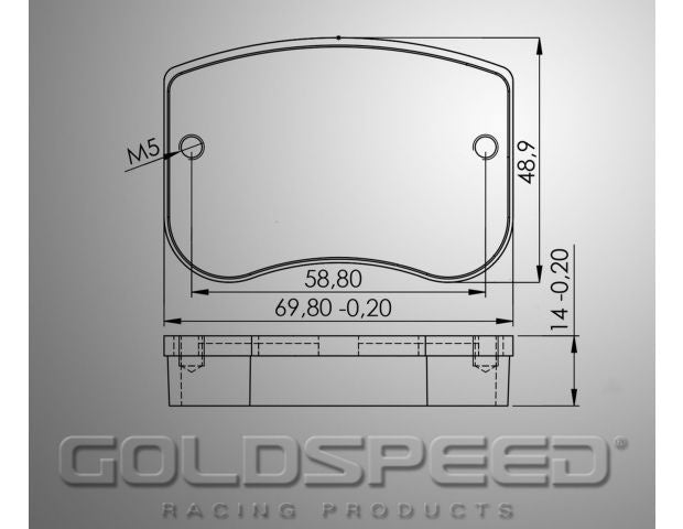 Coffret de rembobinages Goldspeed DINO-CAROLI TYPE LOCATION ARRIÈRE