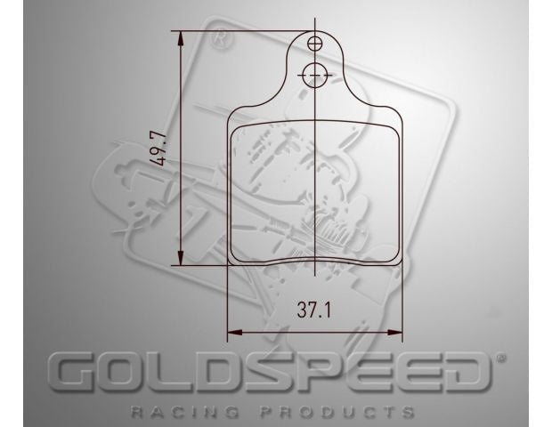 Ensemble de remblok Goldspeed INTREPID EVO-3 TYPE FRONT