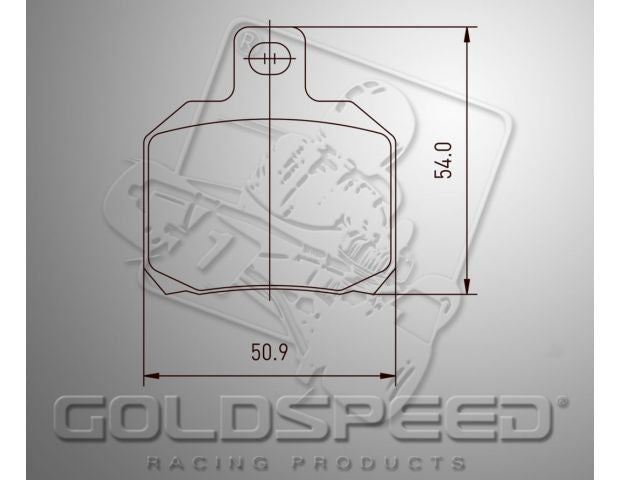 Ensemble de remblok Goldspeed CRG TYPE > 03 ARRIÈRE (14184)