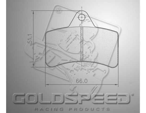 Ensemble de remblok Goldspeed TOP KART TYPE ARRIÈRE