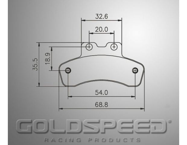 Coffret de remblok Goldspeed MADDOX-GILLARD TYPE FRONT