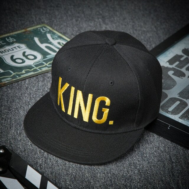 KING Snapback Cap Black/Gold | Cap | Gold