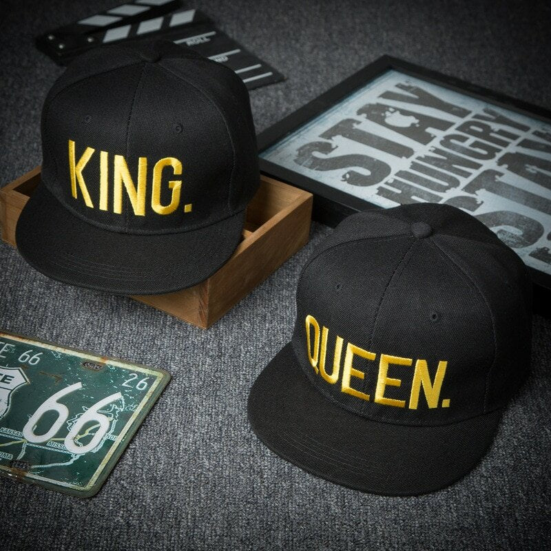 KING Snapback Cap Black/Gold | Cap | Gold