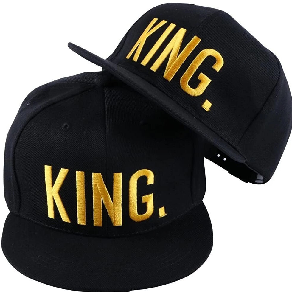 KING Snapback Cap Black/Gold | Cap | Gold