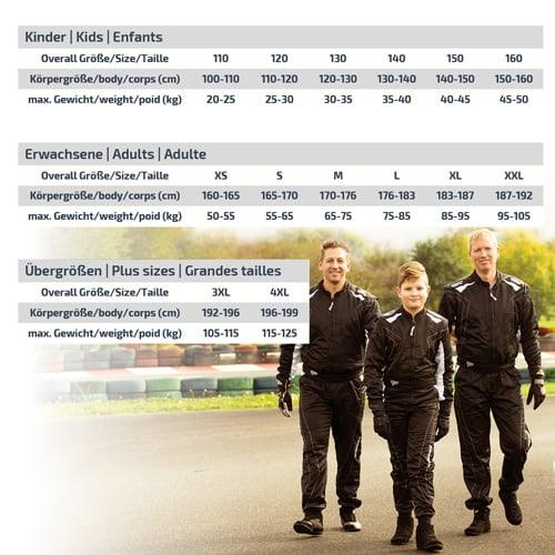 Speed RS2 Imola 2 lagen overall zwart oranje - KartKings