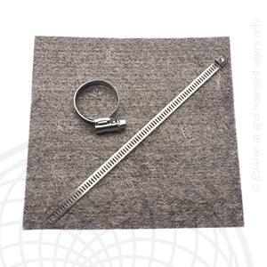 Rotax Max uitlaat mat staal - KartKings