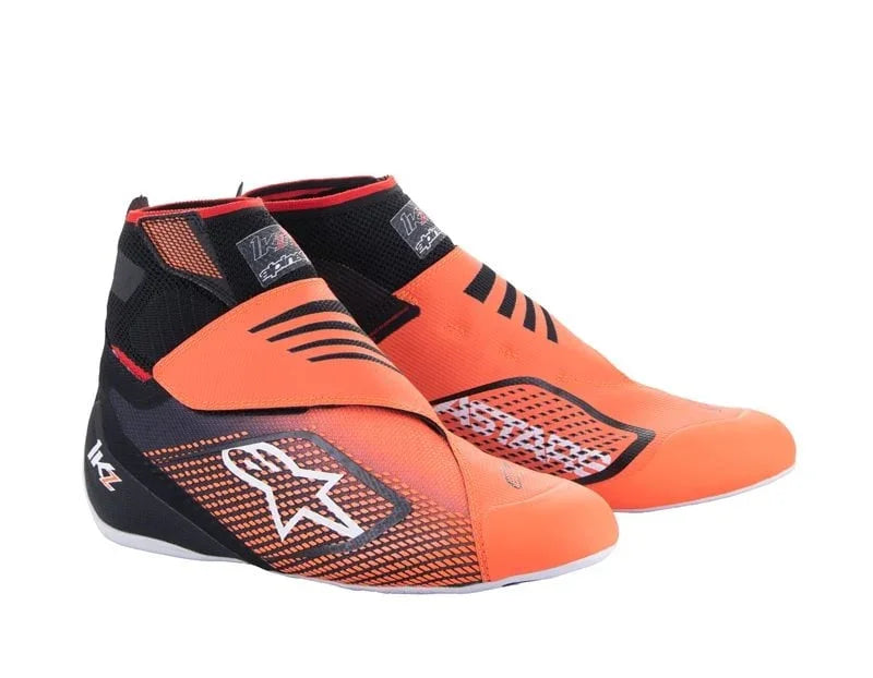 Alpinestars KZ V2 zwart / flour oranje - KartKings
