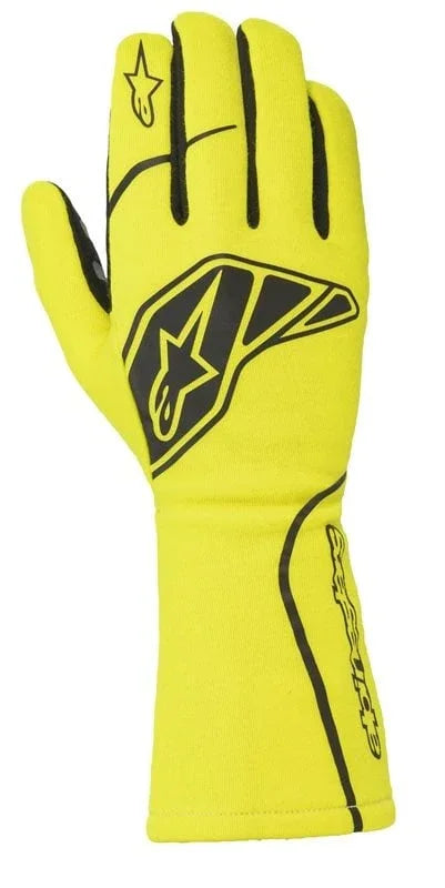 Alpinestars tech 1 start v2 FIA handschoenen fluor geel/zwart - KartKings