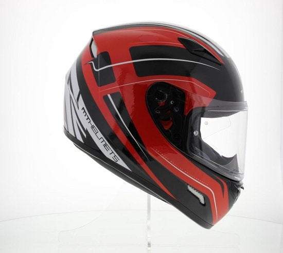 Casques MT Mugello noir/rouge