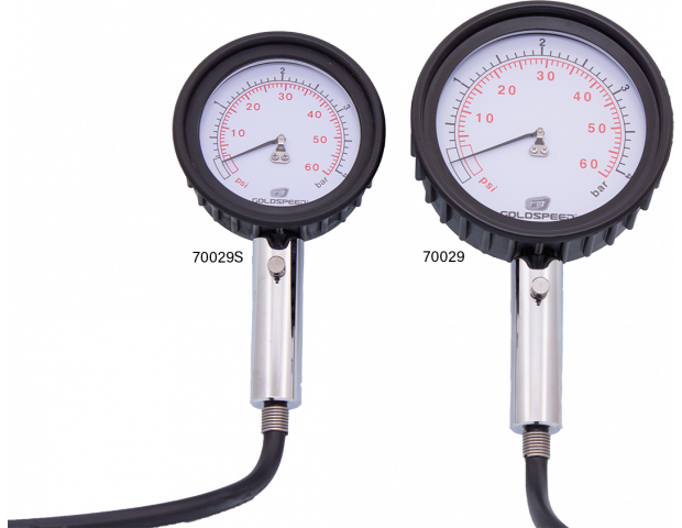 Manomètre de pression des pneus Goldspeed petit 0-4 bar
