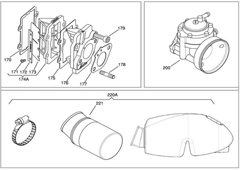 Clip de membrane Iame X30