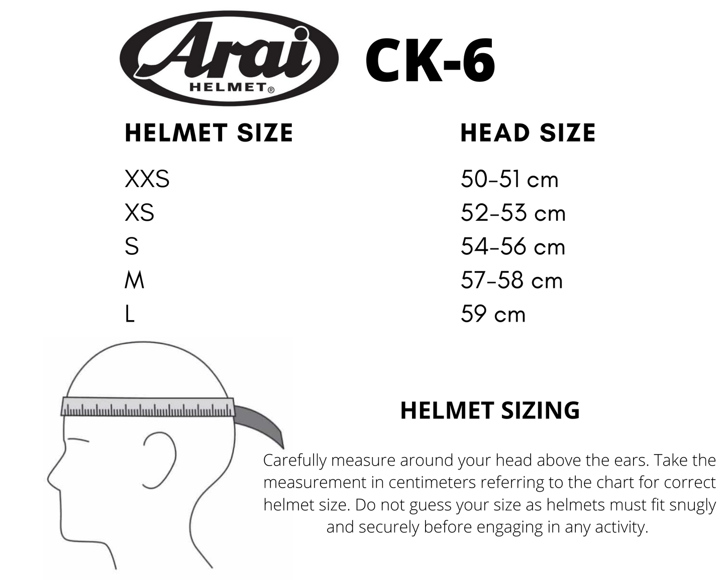 Casque Arai CK-6