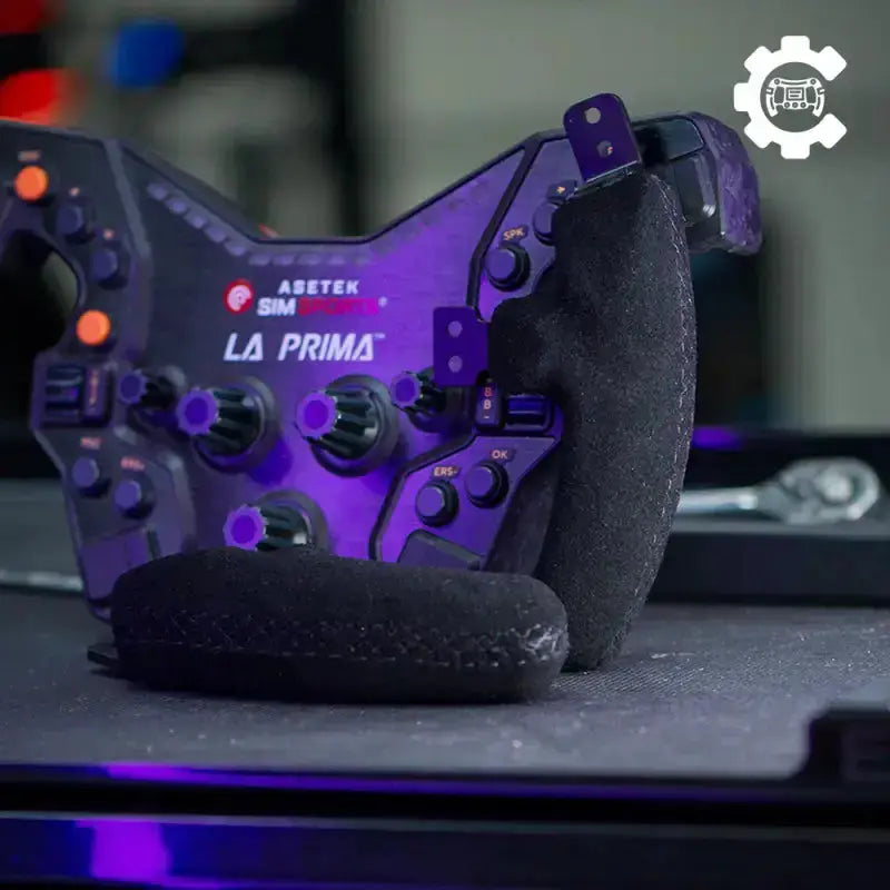 Asetek SimSports Formula Regular Steering Wheel Handles with Suede