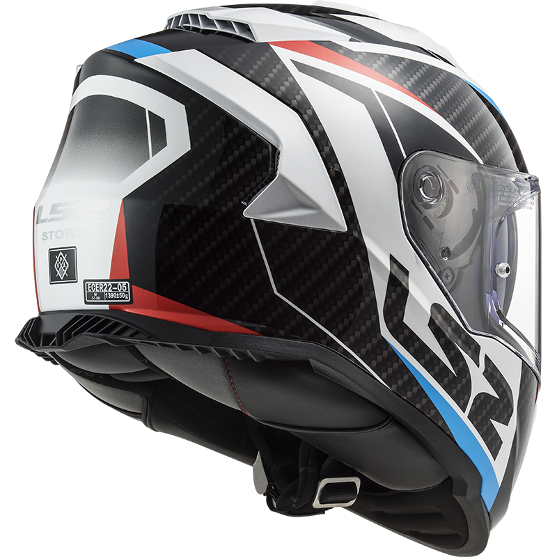 LS2 FF800 Storm II racer bleu brillant/rouge/blanc