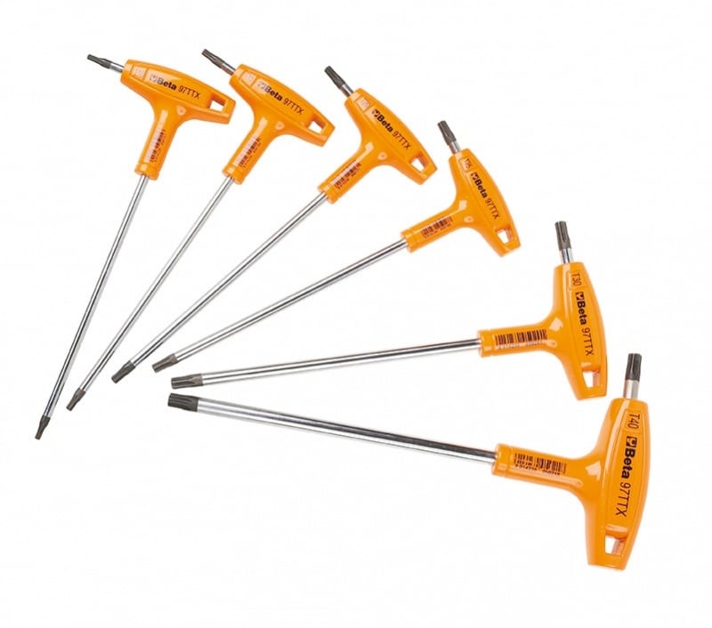 Jeu de clés Torx Beta, 6 pièces