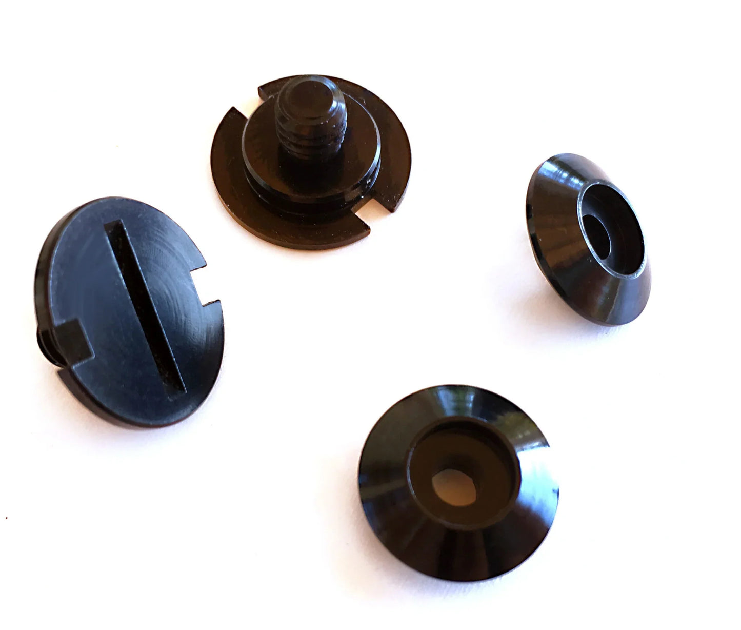 Zamp schroevenset zwart Z-20 shield - KartKings