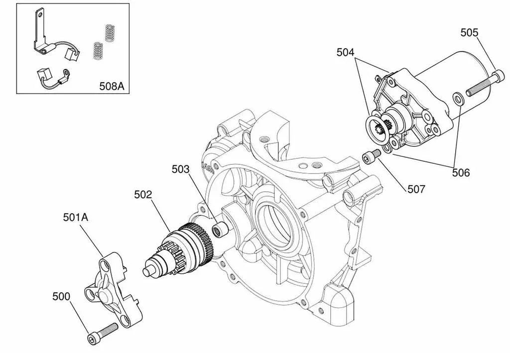 Iame X30 startmotor compleet origineel - KartKings