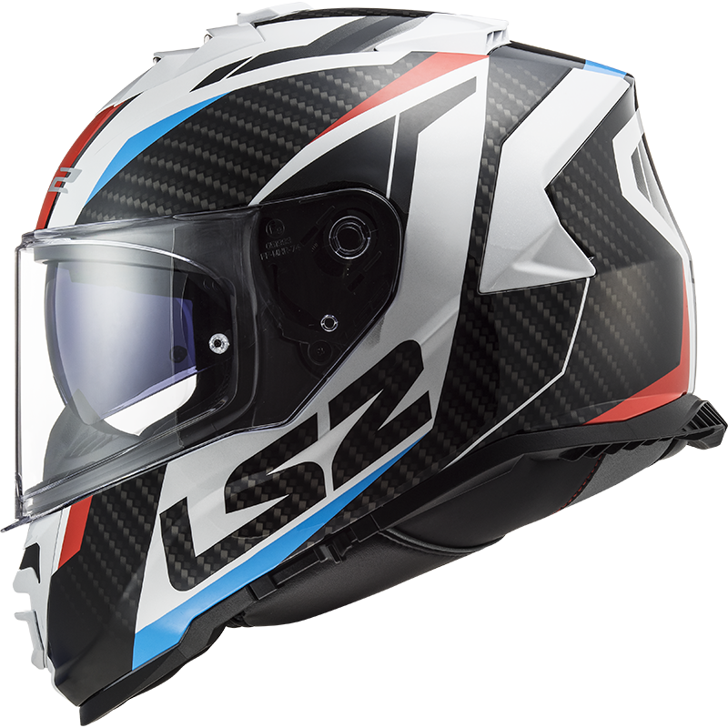 LS2 FF800 Storm II racer bleu brillant/rouge/blanc
