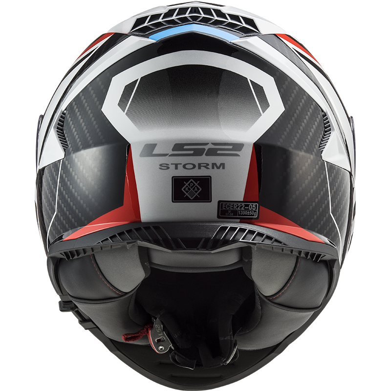 LS2 FF800 Storm II racer bleu brillant/rouge/blanc