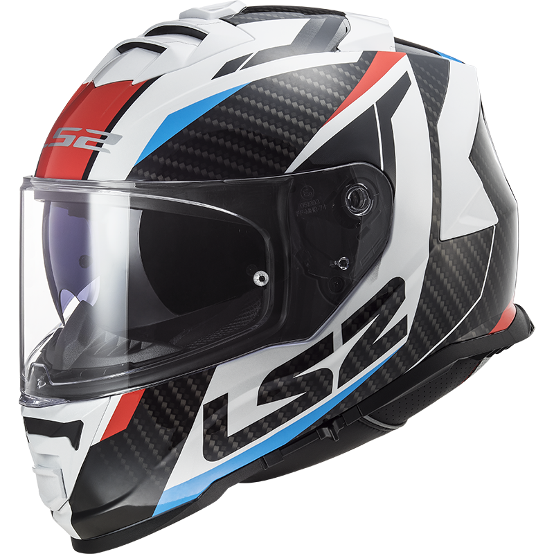 LS2 FF800 Storm II racer bleu brillant/rouge/blanc