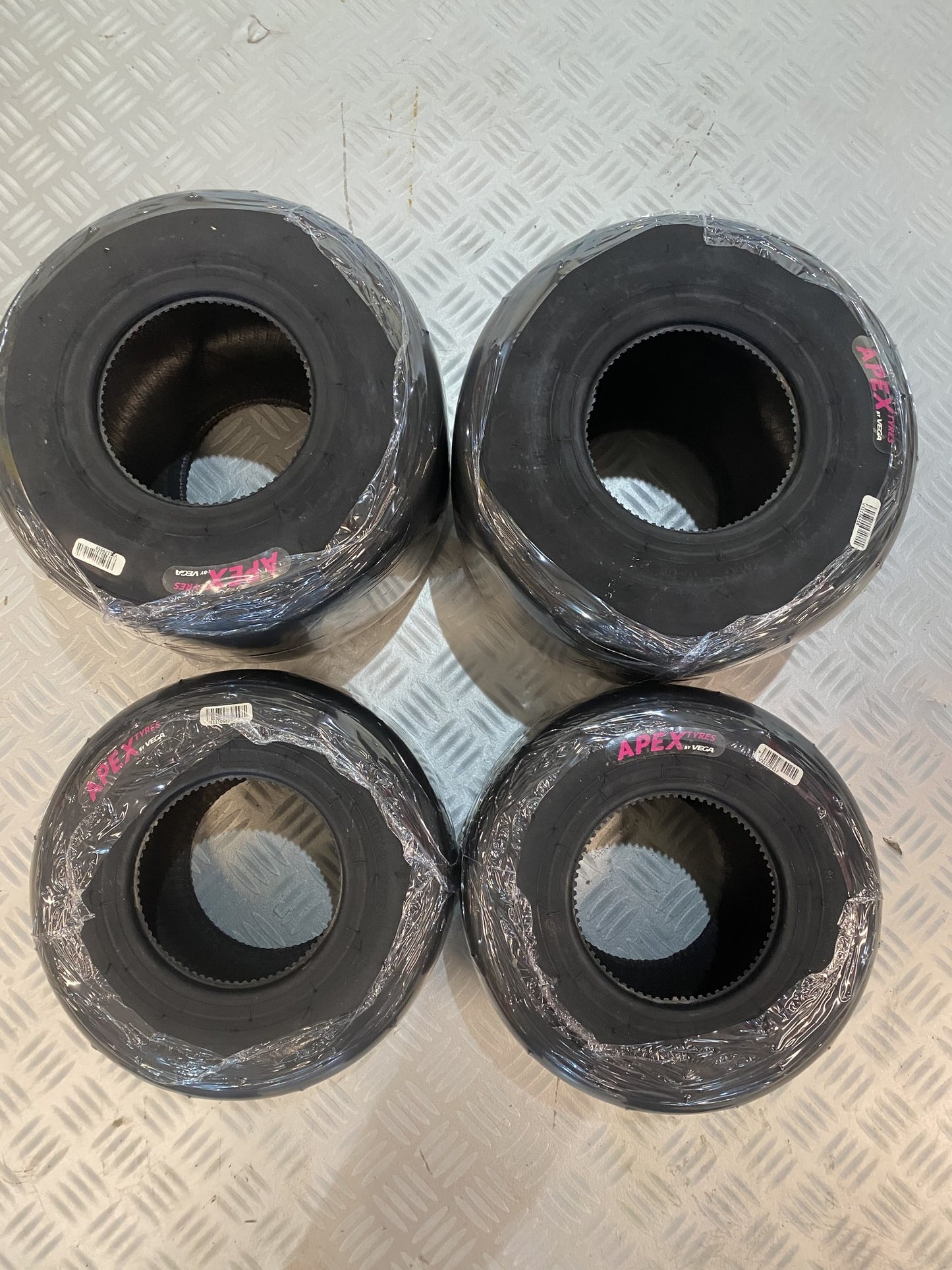 Ensemble Apex Roze VMS (doux/moyen) 4, 5/7, 1
