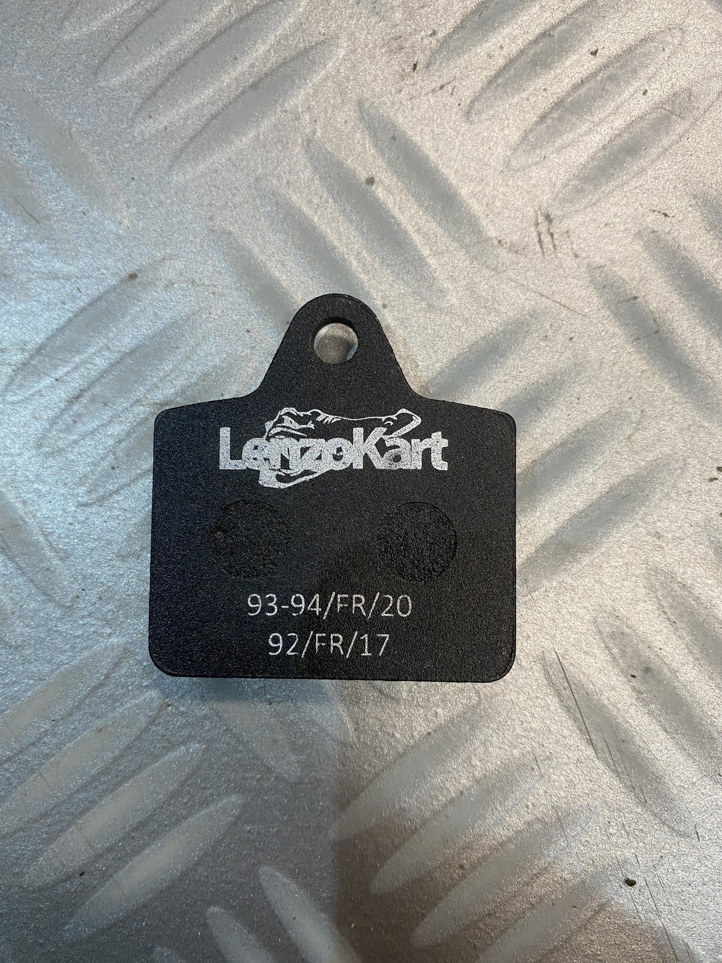 Plaquette de frein arrière Lenzo/Luxor OK/OKJ/KZ Hard / Black homologuée LKF9 93/FR/CH