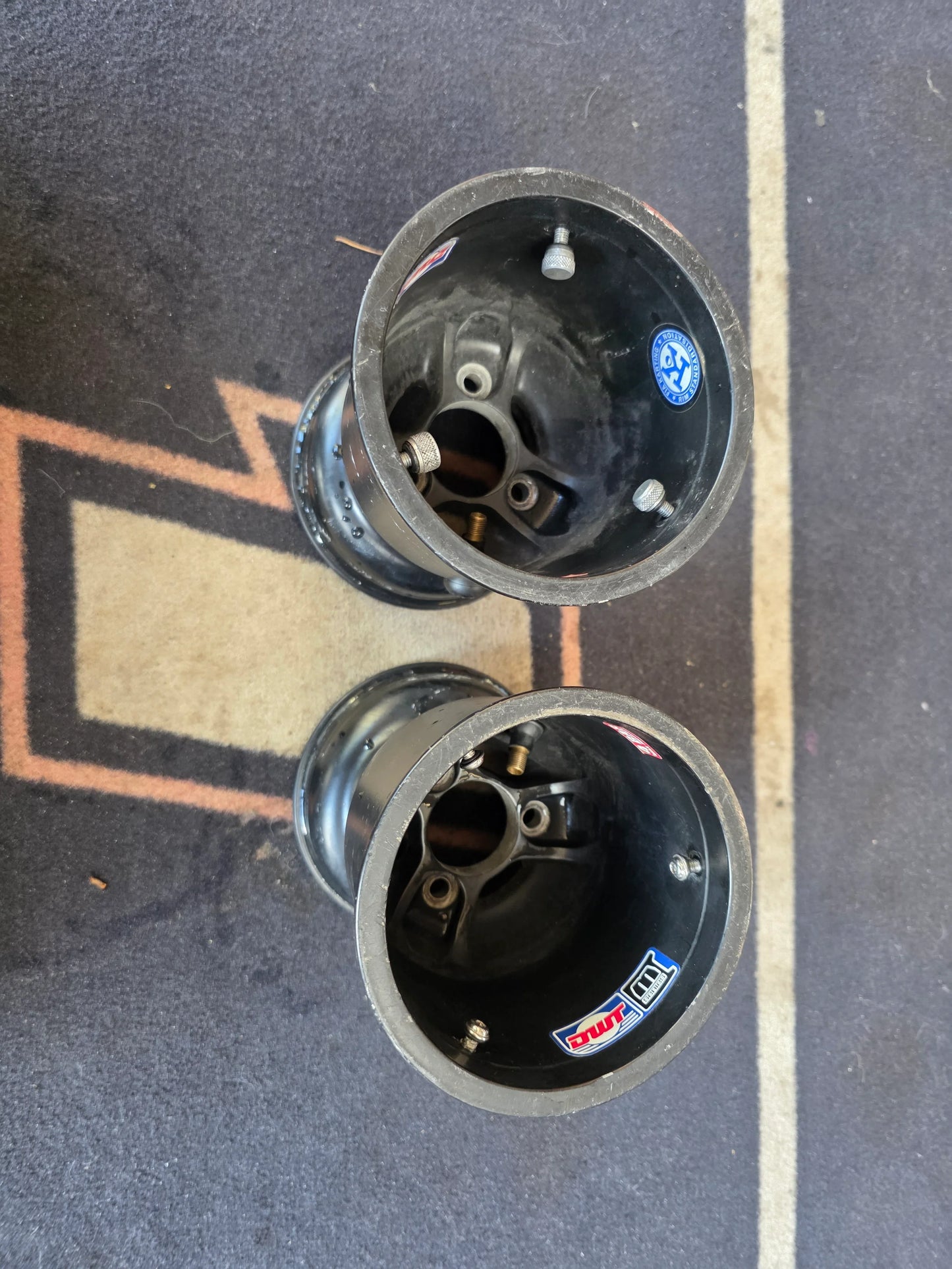 Gebruikt DWT Douglas magnesium achtervelgen set 180mm - KartKings