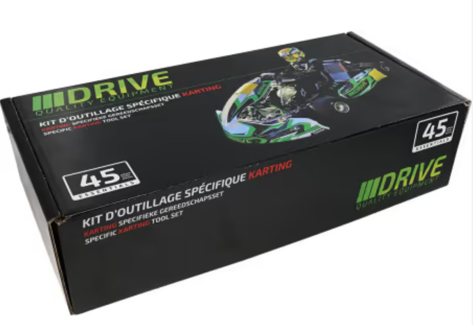 Coffret d'outils Drive Karting 45 pièces