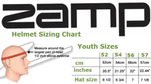 Zamp RZ-48 Youth kids carbon blue - KartKings
