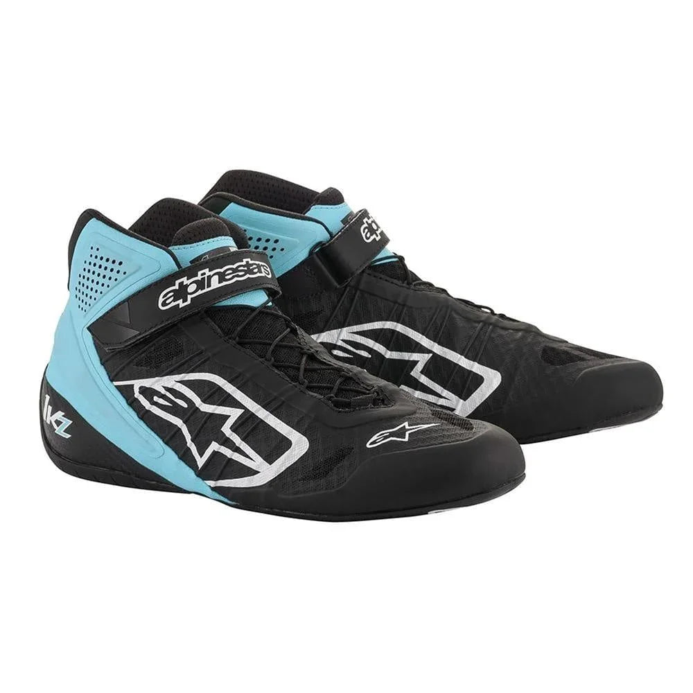 Alpinestars Tech-1 KZ zwart / turquoise - KartKings