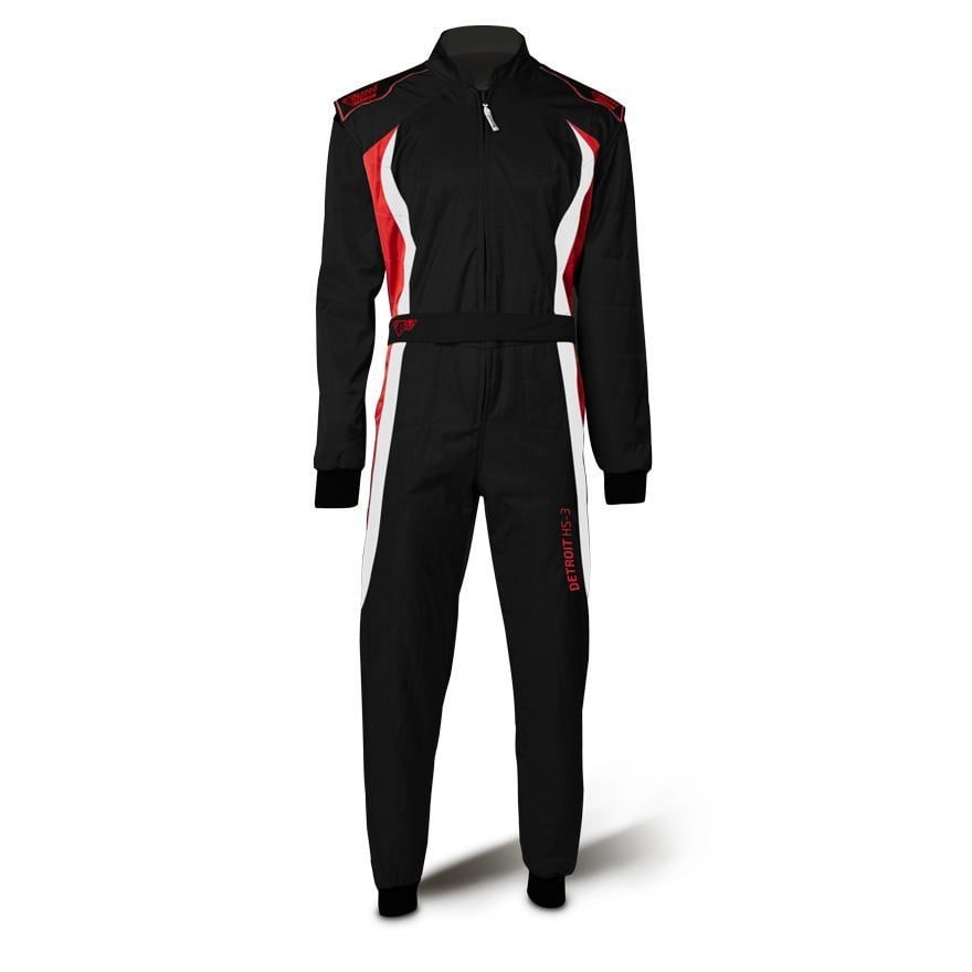 Combinaison de vitesse Detroit HS-3 Noir/rouge/blanc