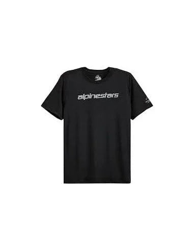 Alpinestars Linear t-shirt zwart/wit - KartKings