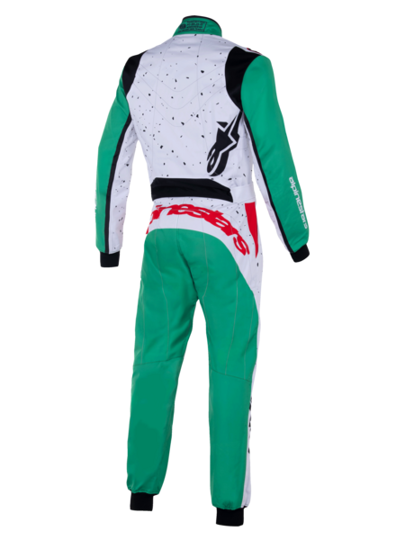 Alpinestars KMX-9 V3 Graphic 6 Blanc / vert / rouge