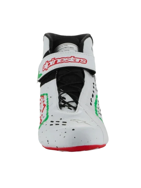 Alpinestars KX V3 FIA kart schoenen wit/groen/rood - KartKings