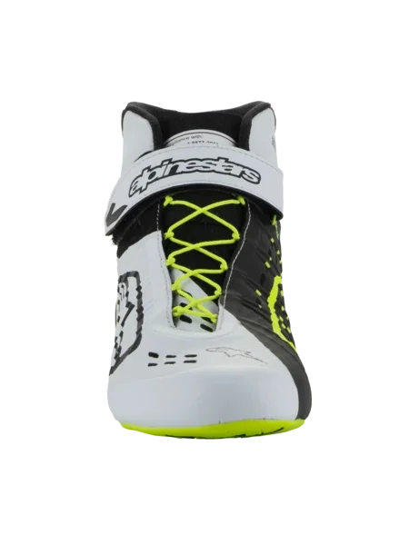 Alpinestars KX V3 FIA gekeurde kartschoenen zwart/wit/fluor geel - KartKings