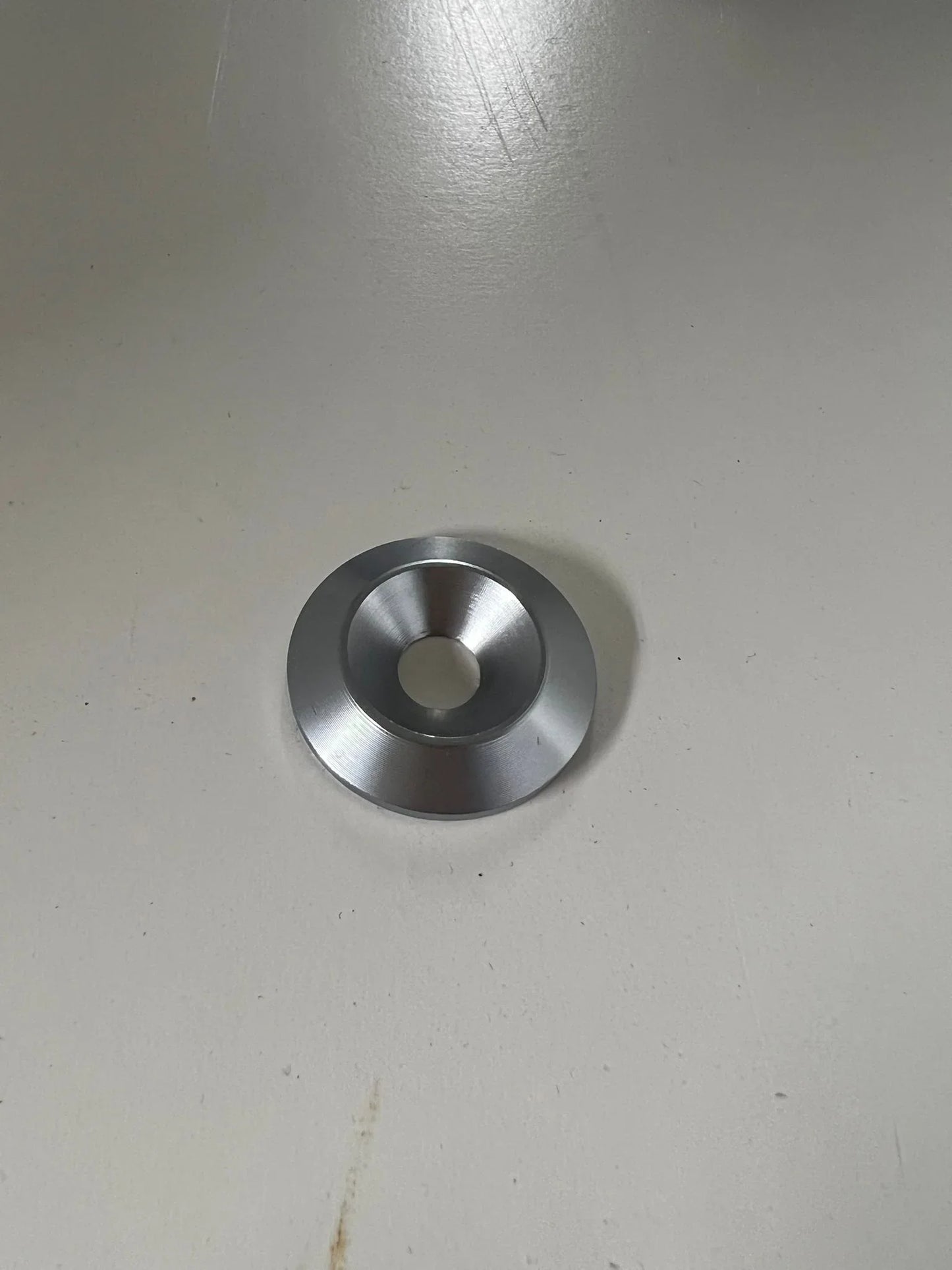 LenzoKart verzonken ring aluminium M8 zilver - KartKings