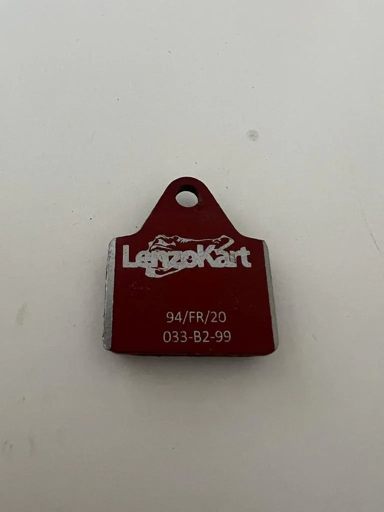 LenzoKart mini kart remblok zacht rood LKF12 - KartKings