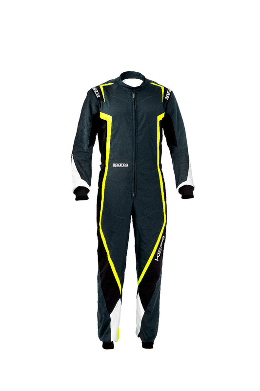 Combinaison de sécurité Sparco pour enfants gris/jaune/noir