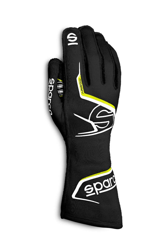 Gants de karting Sparco Arrow noir/jaune