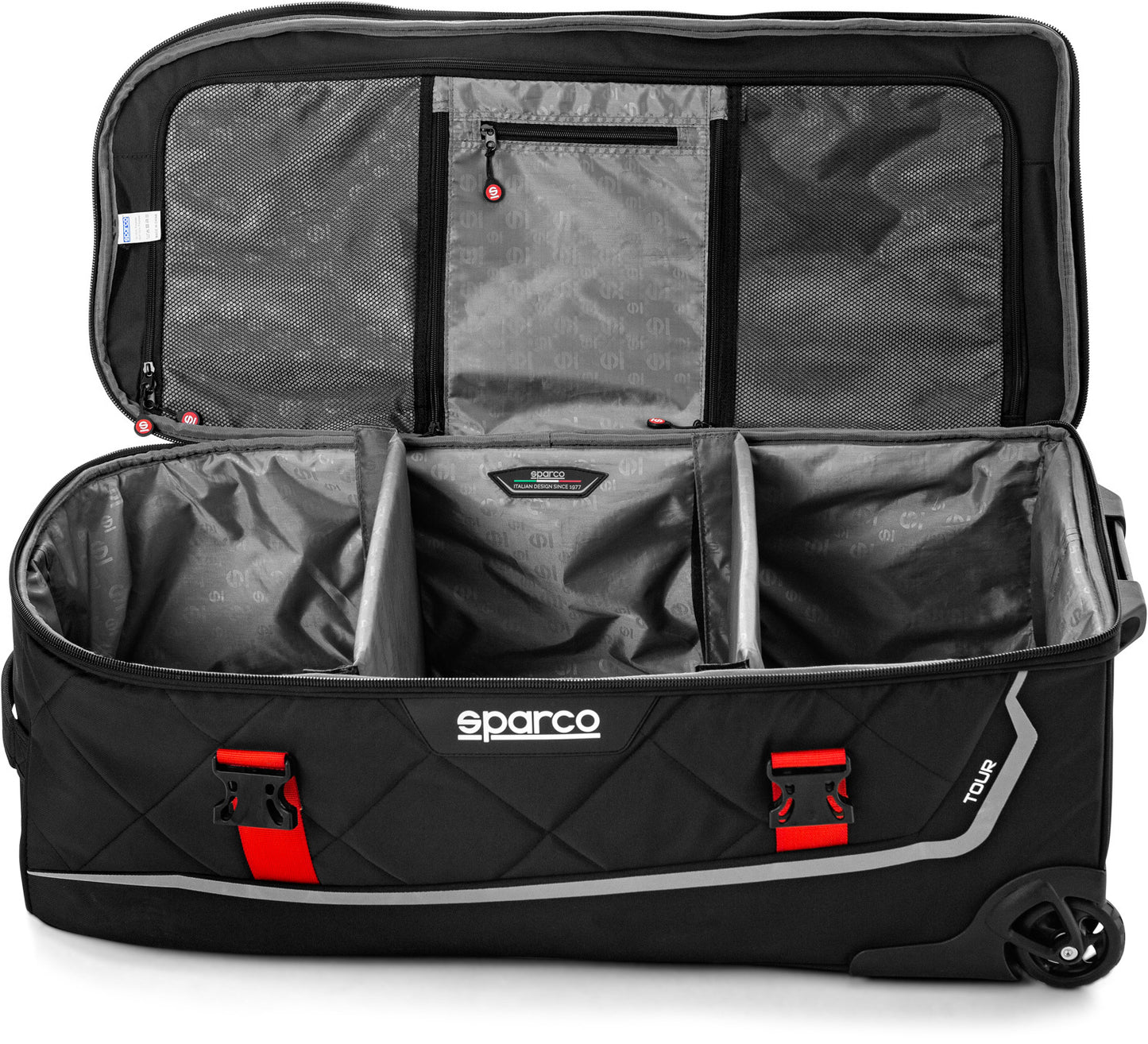 Grand sac de voyage Sparco-noir/gris