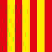 Drapeau rouge/jaune 80x80CM