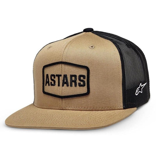 Casquette trucker encadrée Alpinestars sable/noir