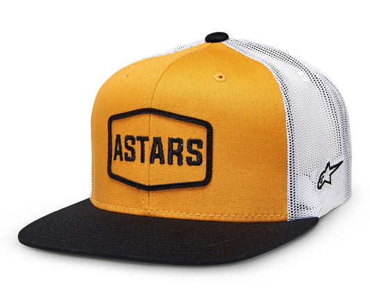 Casquette Trucker encadrée Alpinestars Or/Noir/Blanc