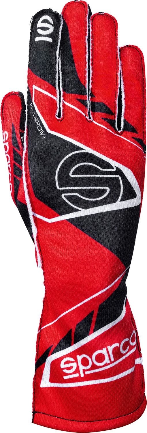 Gants de karting Sparco K-Arrow+ (FIA 8877-2022) Rouge / Noir