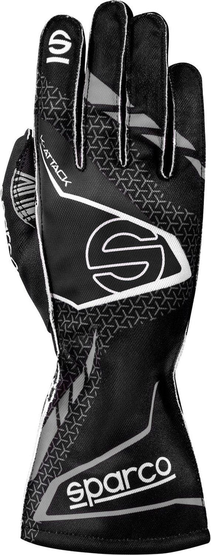 Gants de karting Sparco K-attack noir/gris