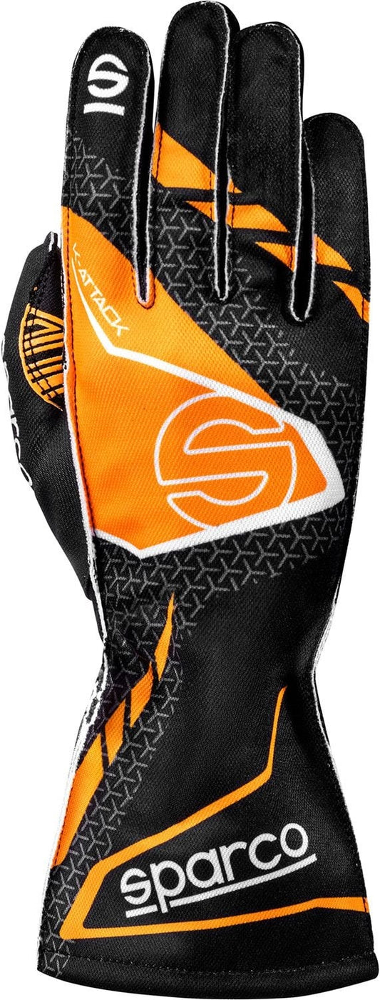 Gants de karting Sparco K-attack Noir/orange